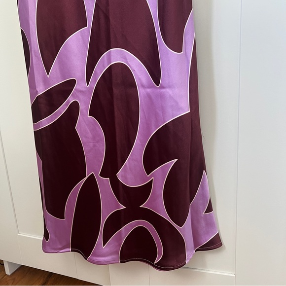 House of Harlow 1960 Satin Midi Dress, Sz M - Picture 6 of 15